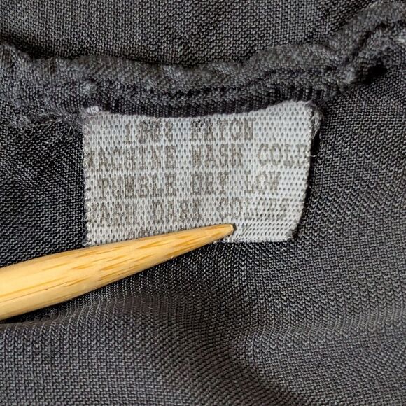 Allen Allen USA Whimsigoth Witchy Feminine Dark Academia Button Down Top L - Picture 9 of 9